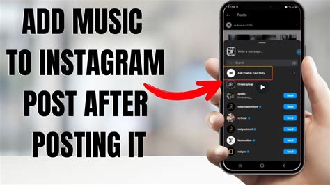 can you add music to instagram post after posting