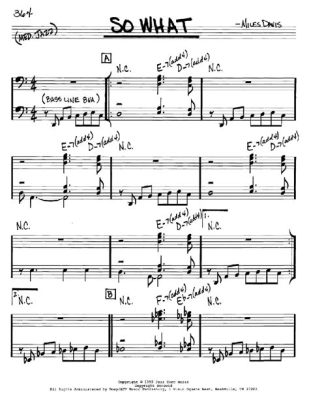 So What Sheet Music: A Multi-Layered Discussion